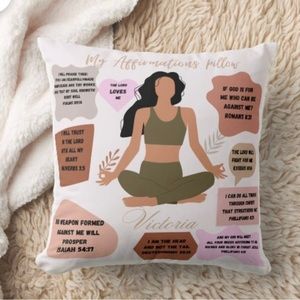 Affirmation pillow must have read all the promises of the LORD daily